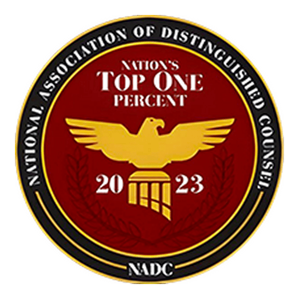 National Association of Distinguished Counsel — Nation’s Top One Percent