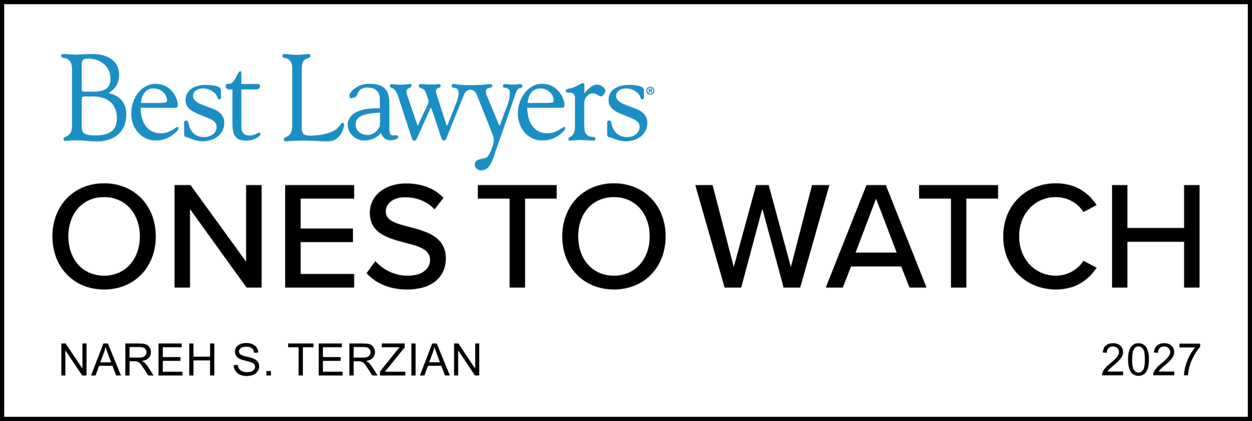 Best Lawyers 2027 — Nareh Terzian